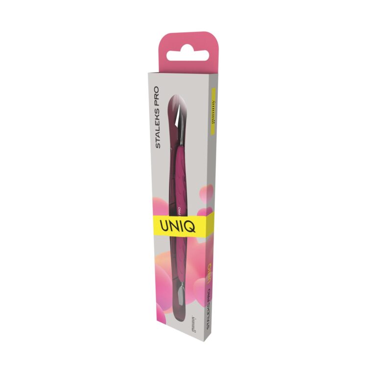 Empujador de manicura Staleks con mango de silicona UNIQ 10 TIPO 3