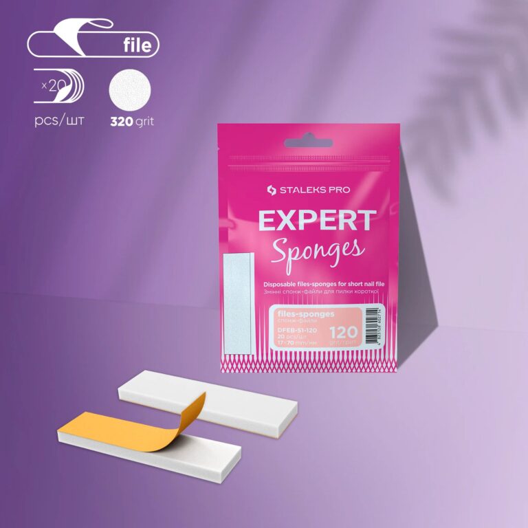 Limas Esponja Desechables Staleks Expert 51 grano 120 (20 unidades)