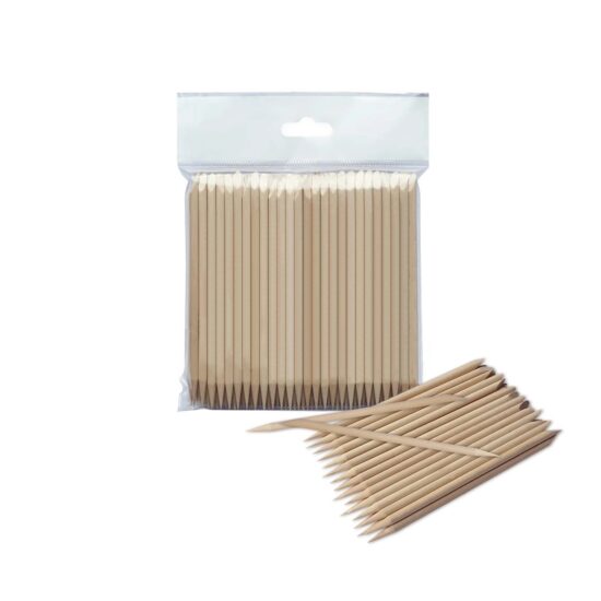 Palitos de naranjo Staleks PRO para manicura, de madera, 110 mm, 100Uds.