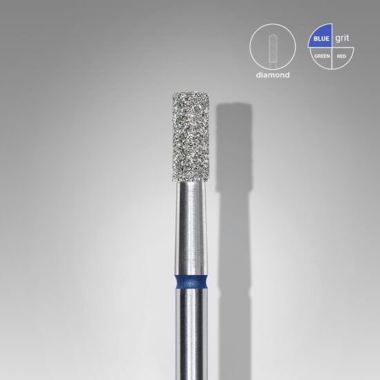 Fresa de diamante Staleks forma barril 2,5 mm (azul)