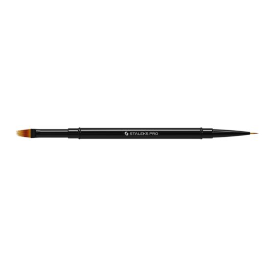 Pincel Profesional Doble Punta Staleks Expert Liner 7 mm / Degradado 11 mm