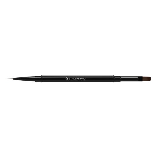 Pincel Profesional Doble Punta Staleks Expert Liner 10 mm / Gel 11 mm