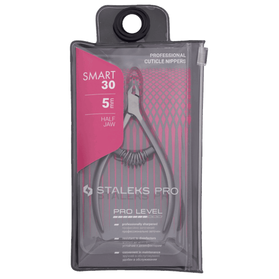 Alicates para cutícula profesionales Staleks Smart 30 (3 mm / 5 mm / 7 mm)