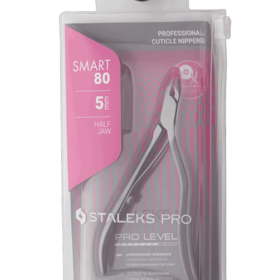 Alicates para cutícula profesionales Staleks Smart 80 (3 mm / 4 mm / 5 mm / 7 mm)