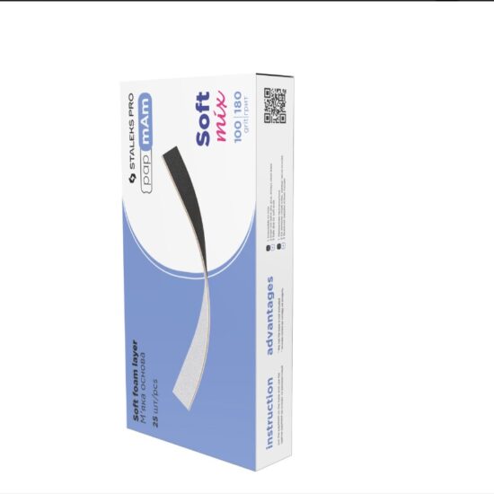 Recambios Staleks Expert Pap mAm doble cara 100/180 (25 uds)