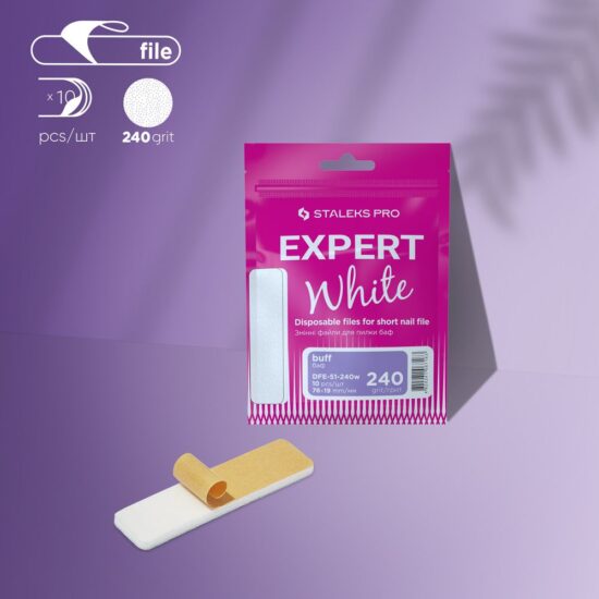 Recambios para la lima corta (pulidor con base de espuma) EXPERT 51 240 grit (10 Uds.)