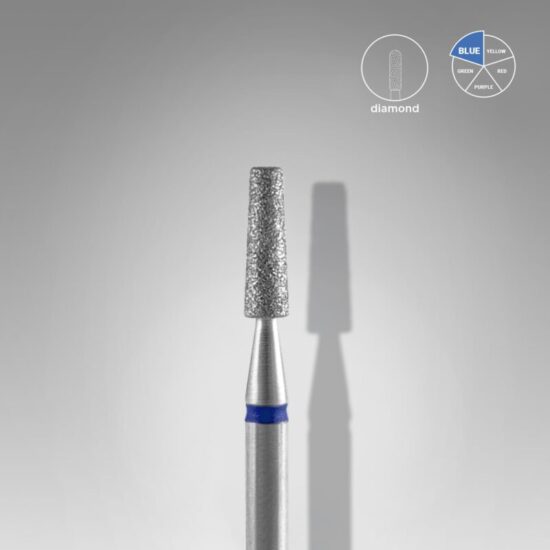 Fresa / Broca de diamante Staleks, forma cono truncado (azul)