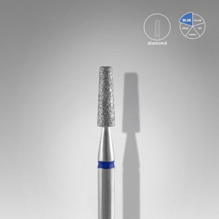 Fresa / Broca de diamante Staleks, forma cono truncado (azul)