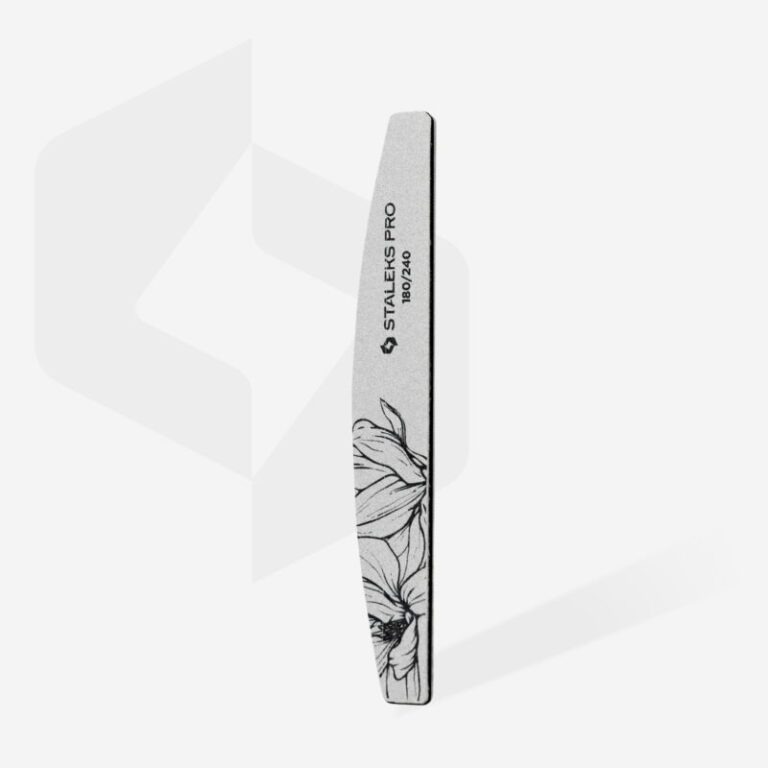 Lima mineral para uñas Staleks Expert 40 media luna grano 180/240 (25 unidades)