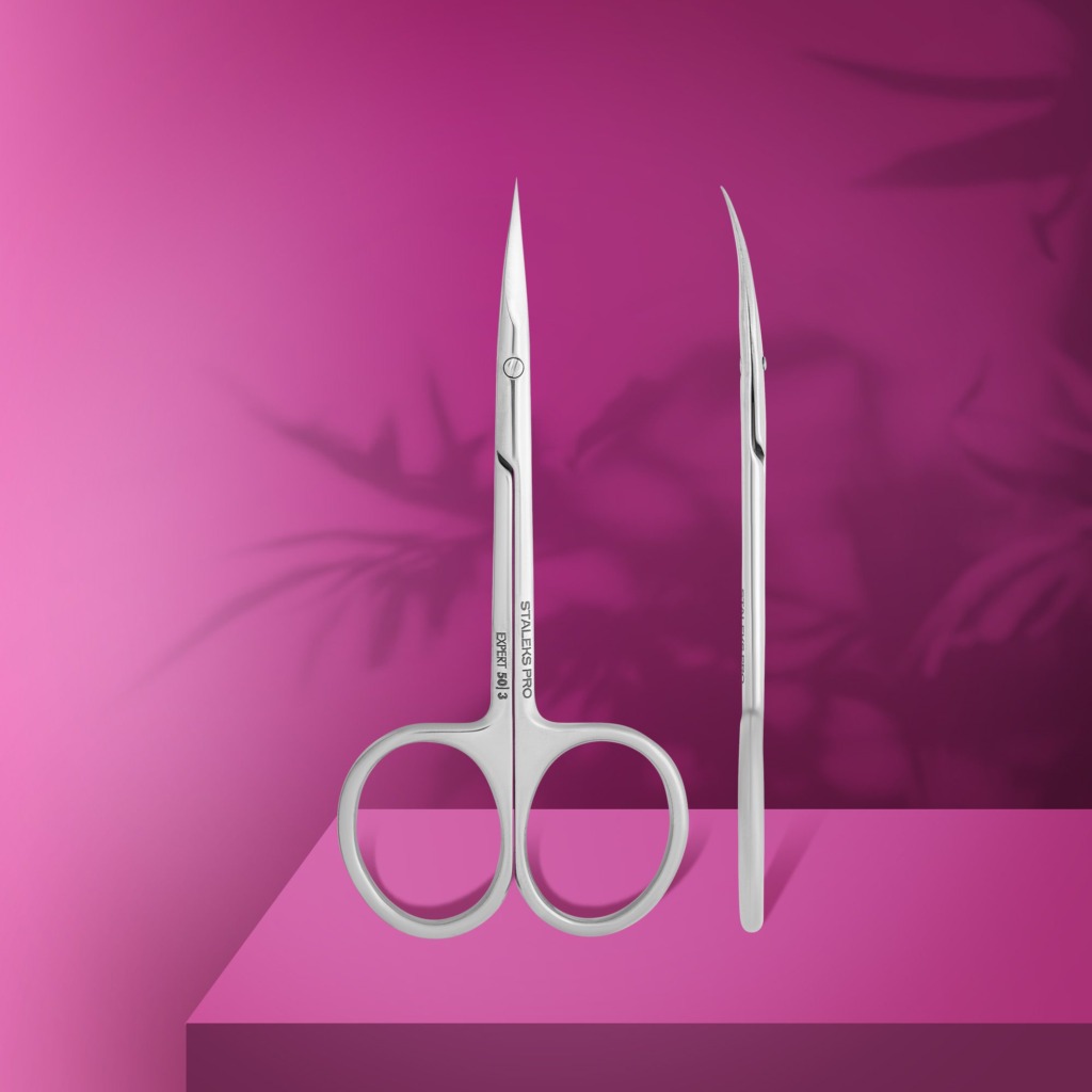 Tijeras para cutícula STALEKS Expert 50 tipo 3 (tamaño L)