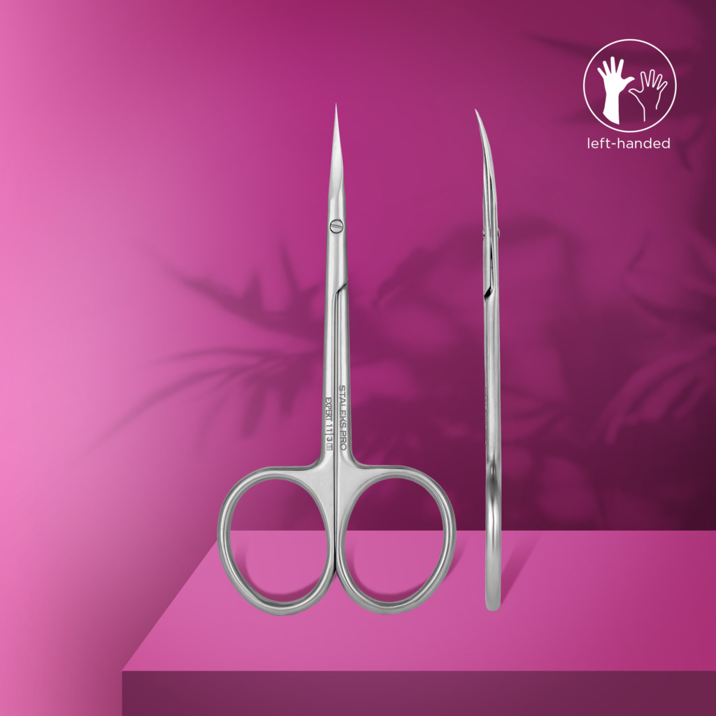 Tijeras para cutícula para zurdos STALEKS Expert 11 Tipo 3