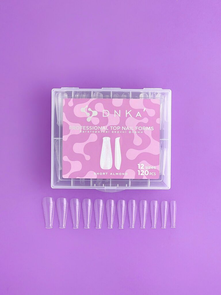 DNKa' Top Nail Forms Short Almond,120pcs