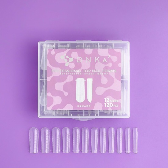 DNKa' Top Nail Forms Square,120pcs