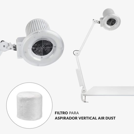 Aspirador vertical Air Dust con soporte de mesa (50W)