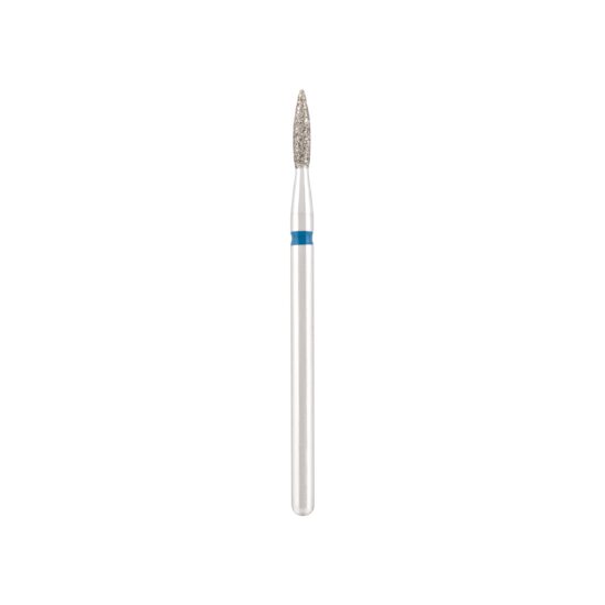 Fresa de diamante Vladmiva Ø 1,8 - 8 mm, forma llama (azul)