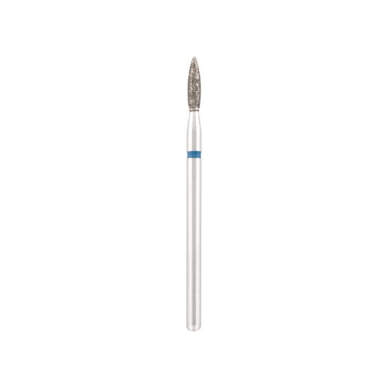 Fresa de diamante Vladmiva Ø 2,1 - 8 mm, forma llama (azul)