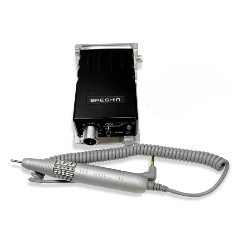 Torno micromotor Saeshin Brilliant Thumb negro (30.000 rpm)