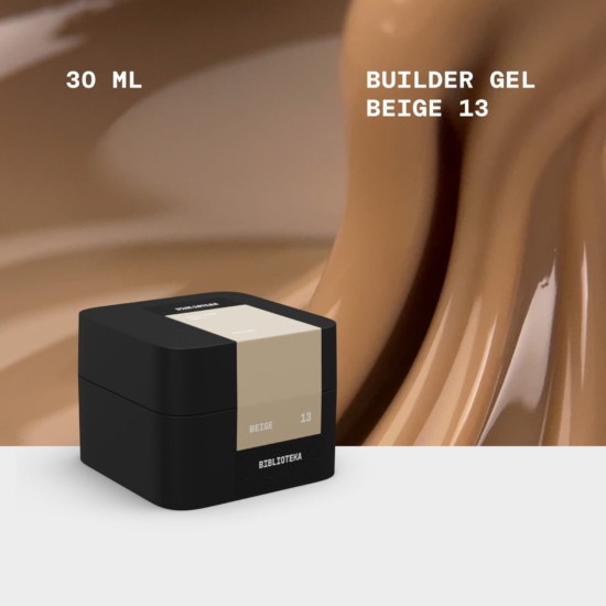 BIBLIOTEKA Builder Gel № 13 Beige, 30 ml