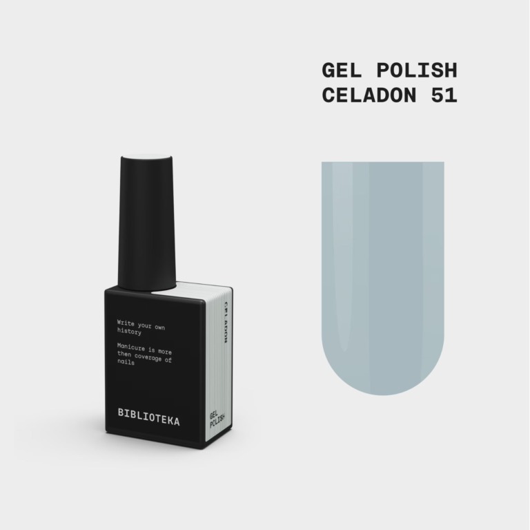 BIBLIOTEKA, Esmalte № 51 Celadon, 10 ml