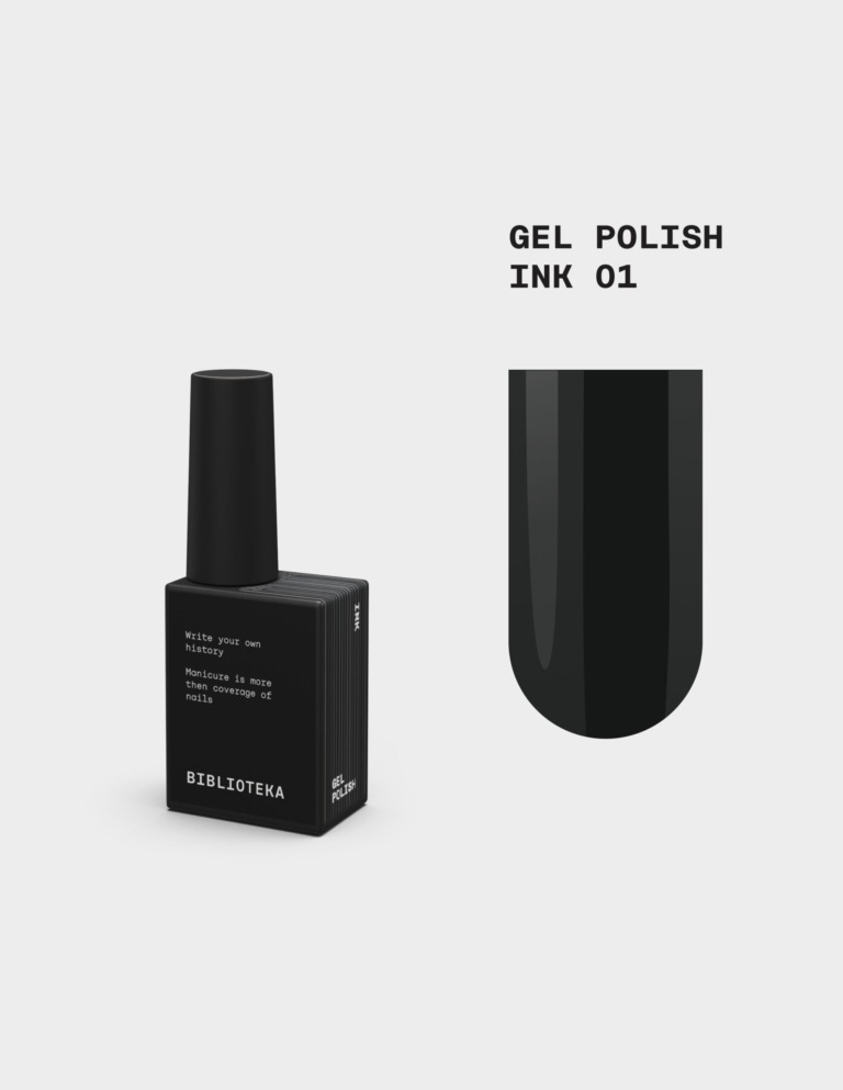 BIBLIOTEKA Esmalte № 01 Ink, 10 ml