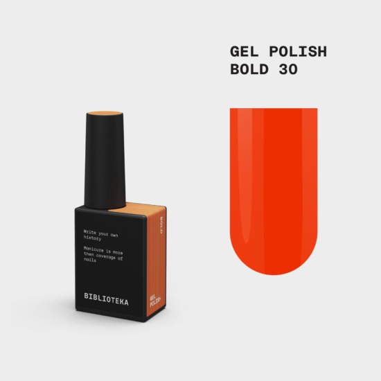 BIBLIOTEKA Esmalte № 30 Bold, 10 ml