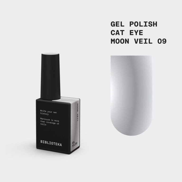 BIBLIOTEKA Esmalte Cat Eye № 09 Moon Veil, 10 ml