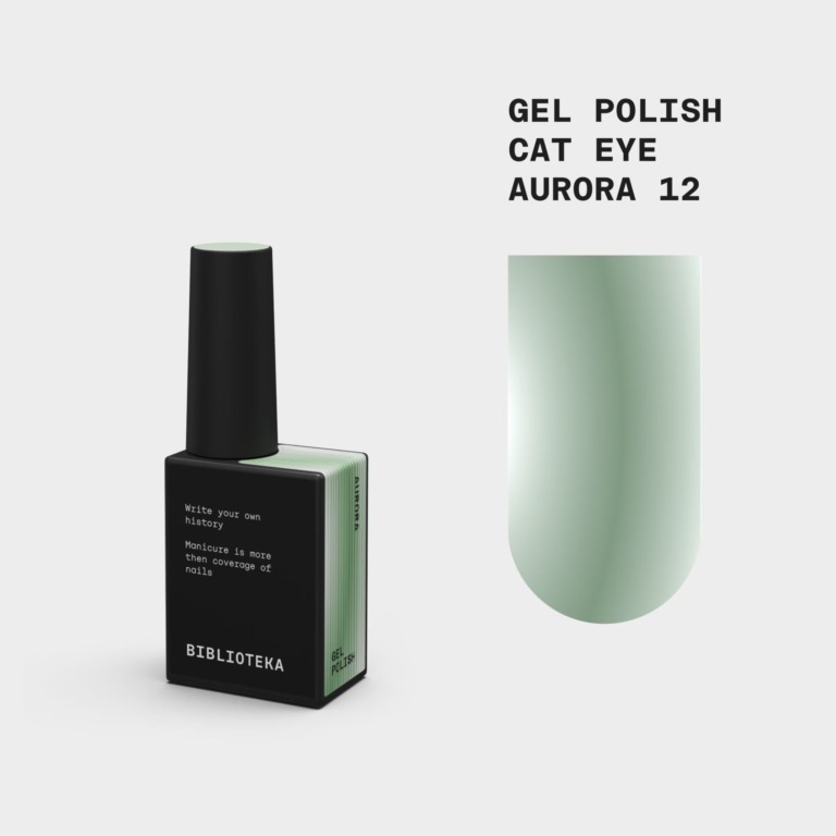 BIBLIOTEKA Esmalte Cat Eye № 12 Aurora, 10 ml