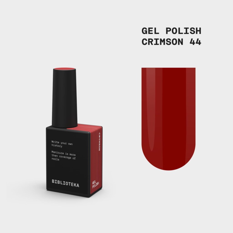 BIBLIOTEKA Esmalte № 44 Crimson, 10 ml