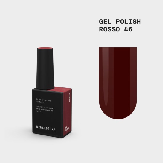 BIBLIOTEKA Esmalte № 46 Rosso, 10 ml