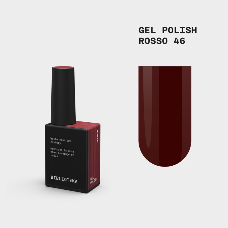BIBLIOTEKA Esmalte № 46 Rosso, 10 ml