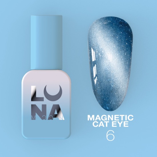 Lunamoon Esmalte Semipermanente Magnetic Cat Eye nr6 8ml