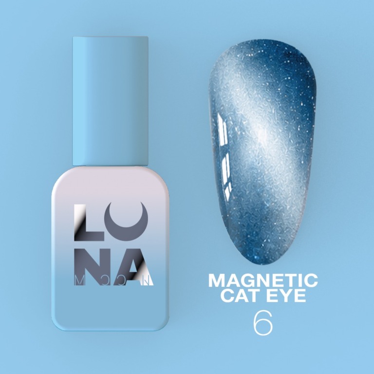 Lunamoon Esmalte Semipermanente Magnetic Cat Eye nr6 8ml