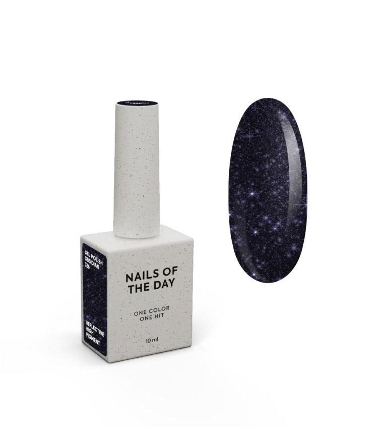 NAILSOFTHENIGHT Esmalte semipermanente Obsidian, 10 ml