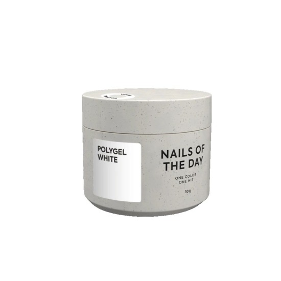 NAILSOFTHEDAY Polygel White, 30 g