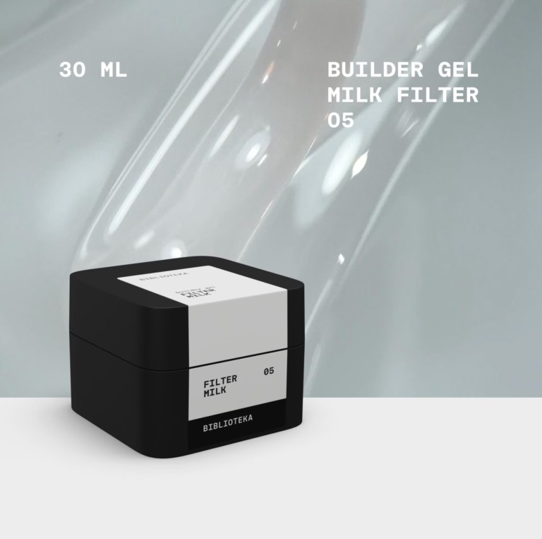 BIBLIOTEKA Builder Gel № 05 Milk FILTER – Milk, 30 ml