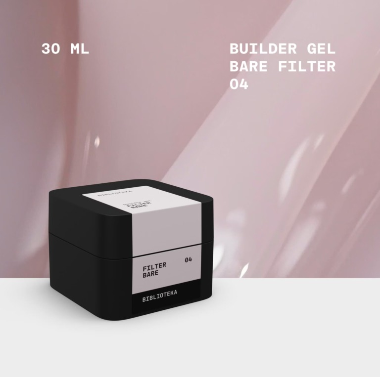 BIBLIOTEKA Builder Gel № 04 Bare FILTER – Natural, 30 ml