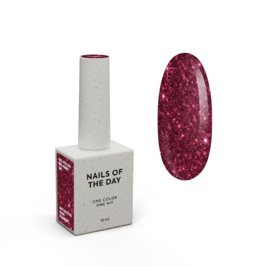 NAILSOFTHENIGHT Esmalte semipermanente Red Mary, 10 ml