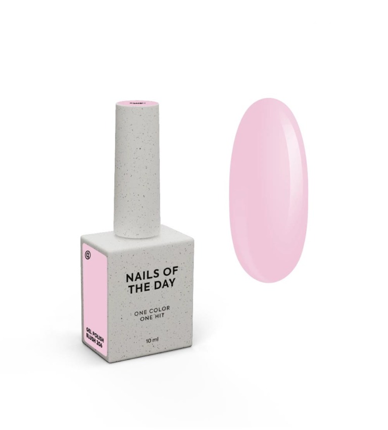 NAILSOFTHEDAY Esmalte semipermanente Blush 206, 10ml