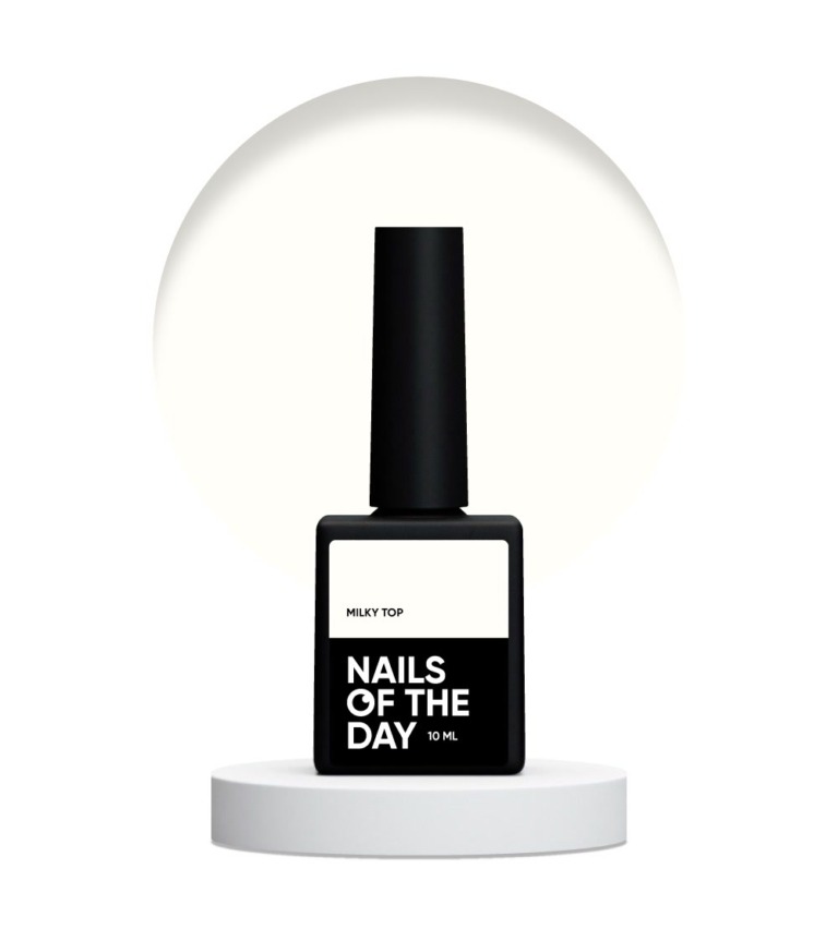 NAILSOFTHEDAY Top Milky, 10 ml