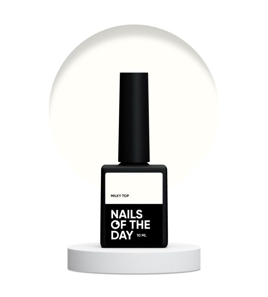 NAILSOFTHEDAY Top Milky, 10 ml