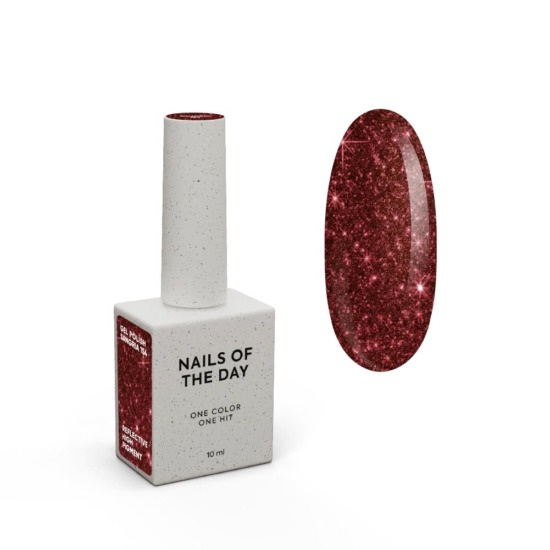 NAILSOFTHENIGHT Esmalte semipermanente Sangria, 10 ml