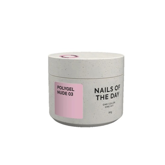 NAILSOFTHEDAY Polygel Nude 03, 30 g