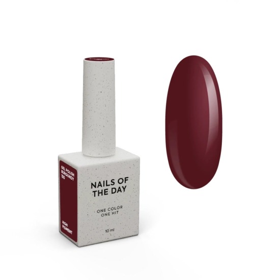 NAILSOFTHEDAY Esmalte semipermanente Burgundy, 10 ml