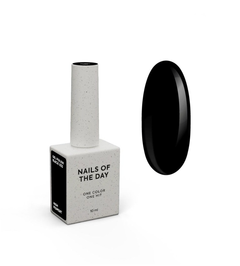 NAILSOFTHEDAY Esmalte semipermanente Let’s Special Black, 10 ml