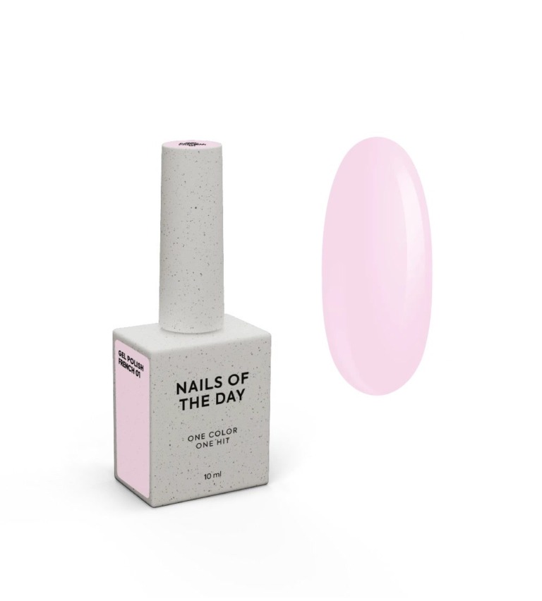 NAILSOFTHEDAY Esmalte semipermanente French 01, 10 ml