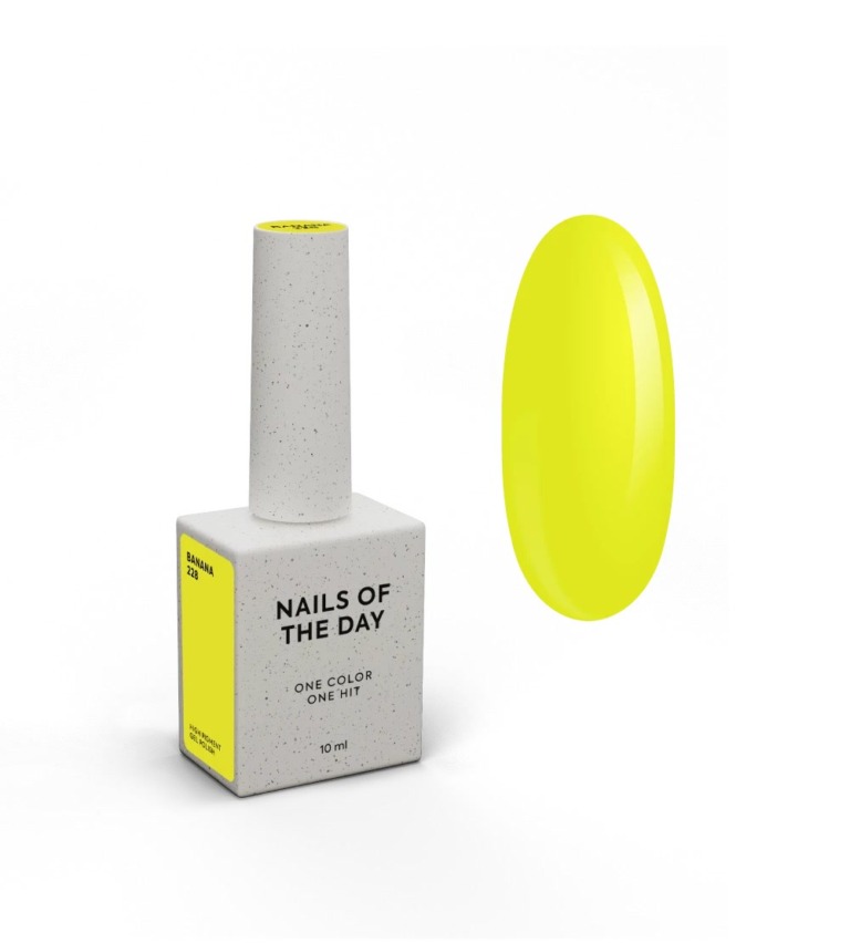 NAILSOFTHEDAY Esmalte semipermanente Banana-228, 10 ml