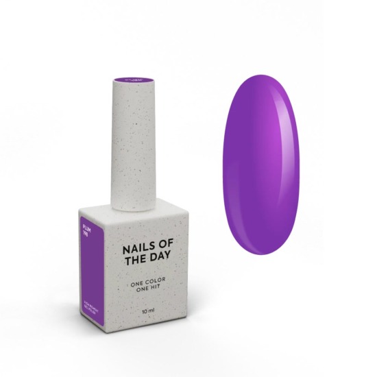 NAILSOFTHEDAY Esmalte semipermanente Plum-198, 10 ml