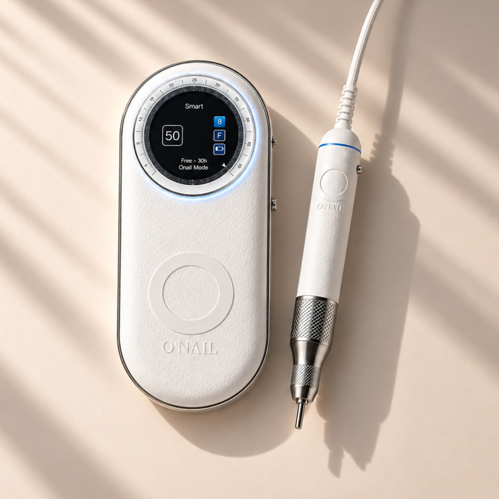 Torno eléctrico para manicura con pantalla digital
