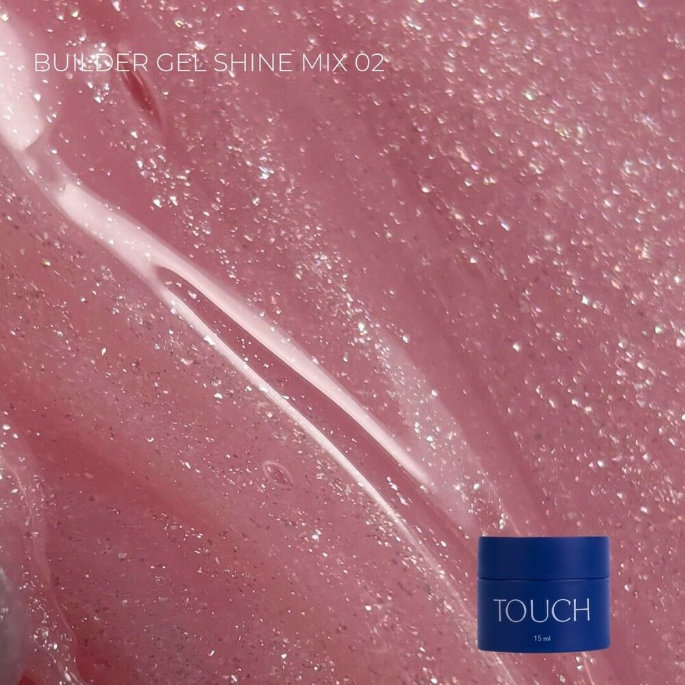Gel constructor TOUCH Builder Gel Shine Mix 2 – 15 ml