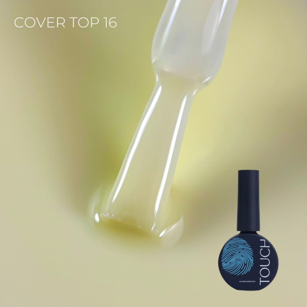 Top coat con color TOUCH Cover Top Butter (n.º 16) – 13 ml